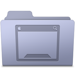 Desktop Folder Lavender Icon 256x256 png